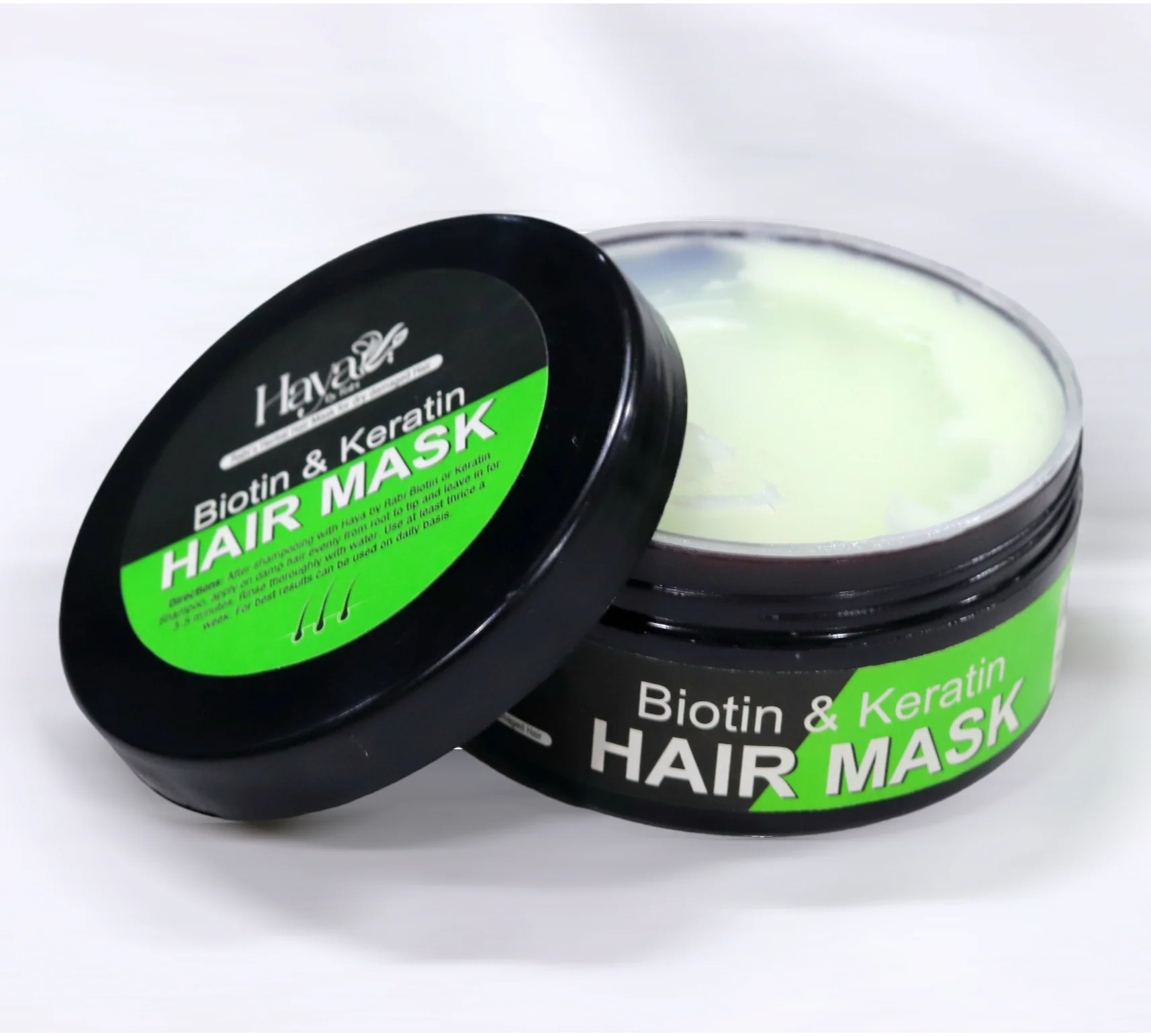 Haya by Rabi Biotin and Keratin Hair Mask to repair dry and damaged hair for silky texture