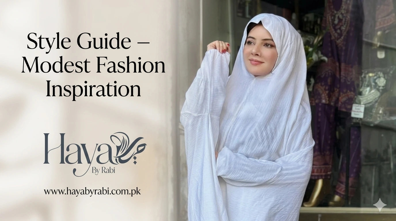 White modest outfit inspiration and style guide from Haya by Rabi.